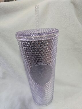 Starbucks Clear Studded Reusable Tumbler with Straw